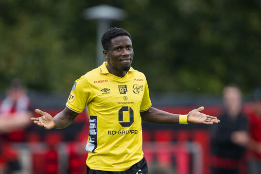 Elfsborgs Michael Baidoo jublar