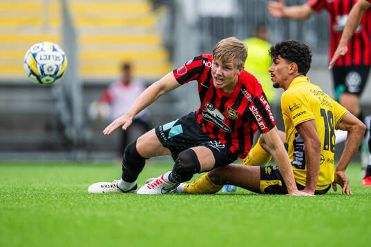 Brommapojkarnas Eric Björkander och Elfsborgs Ahmed Qasem