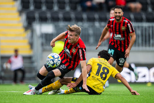 Brommapojkarnas Eric Björkander och Elfsborgs Ahmed Qasem