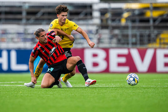 Brommapojkarnas Nikola Vasic och Elfsborgs Besfort Zeneli