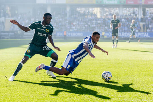 Hammarbys Ibrahima Breze Fofana och IFK Göteborgs Paulos