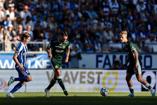IFK Göteborgs Kolbeinn Thordarson och Hammarbys Nahir