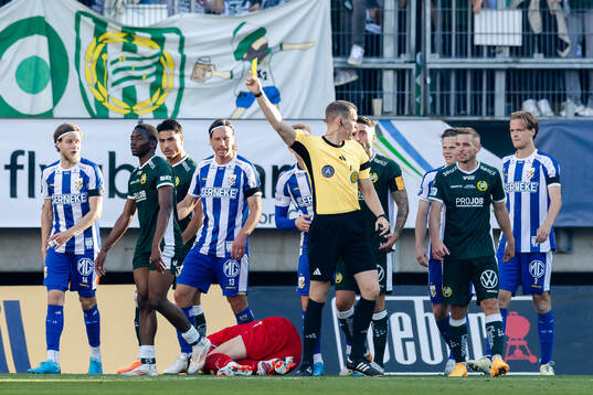 Hammarbys Bouzomana Toure får en varning