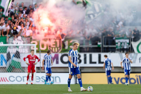 IFK Göteborgs Laurs Skjellerup deppar
