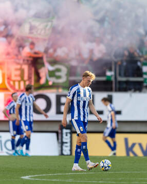 IFK Göteborgs Laurs Skjellerup deppar