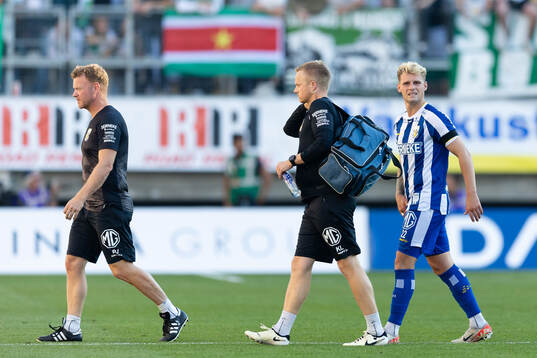 IFK Göteborgs Nikolai Baden Frederiksen tvingas byta