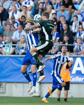 IFK Göteborgs Laurs Skjellerup och Hammarbys Victor