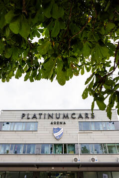 Exteriör vy av Platinumcars Arena