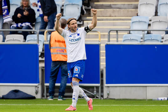 IFK Norrköpings Christoffer Nyman jublar