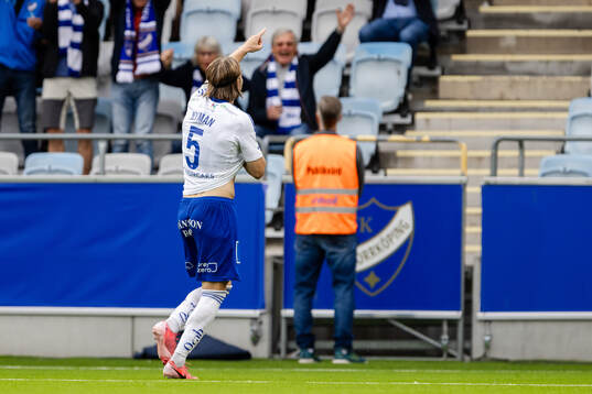IFK Norrköpings Christoffer Nyman jublar