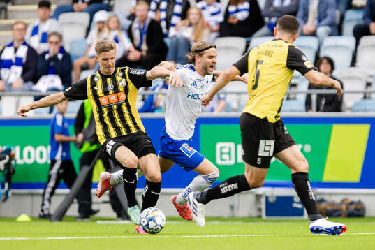 Häckens Samuel Leach Holm och IFK Norrköpings Christoffer