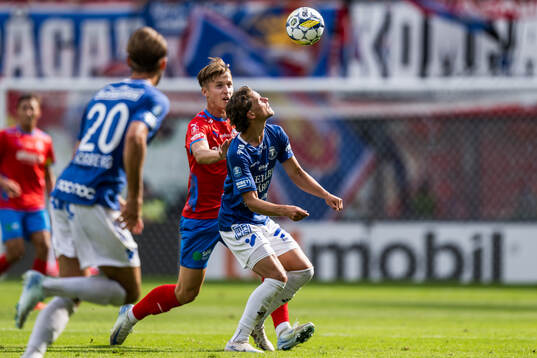 Helsingborgs Lukas Kjellnäs och Trelleborgs Fredrik