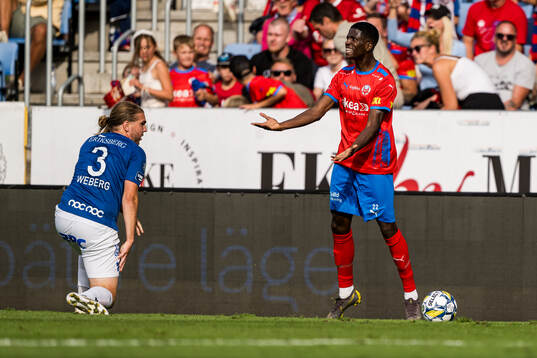 Helsingborgs Chisomnazu Chika Chidi reagerar