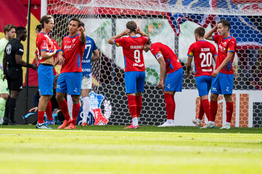 Helsingborgs spelarna deppar