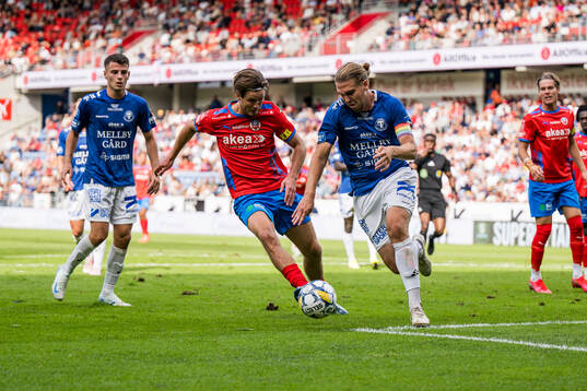 Helsingborgs Wilhelm Loeper och Trelleborgs Charlie Weberg
