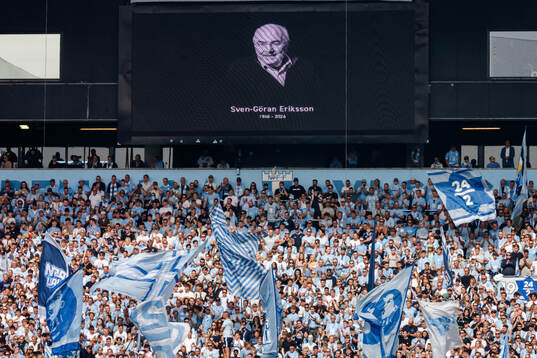Tyst minut för att hedra Sven-Göran Eriksson