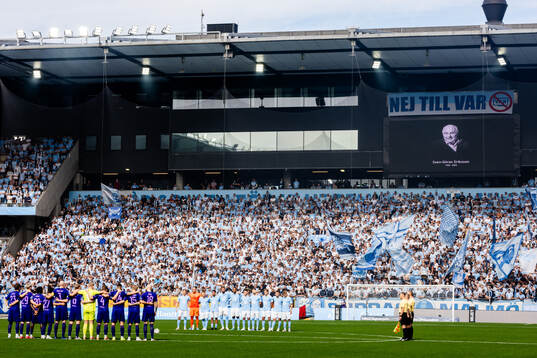 Tyst minut för att hedra Sven-Göran Eriksson