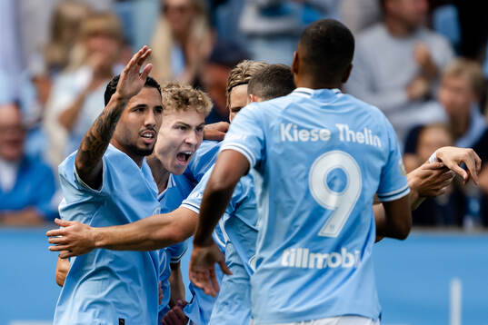 Malmö FFs Hugo Bolin jublar
