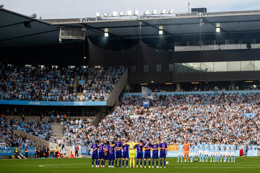 Malmö FFs och Djurgårdens spelare