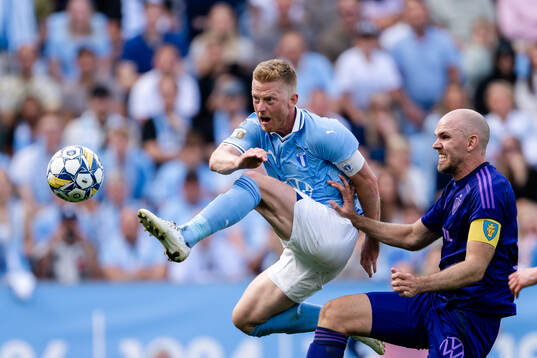 Malmö FFs Anders Christiansen och Djurgårdens Marcus