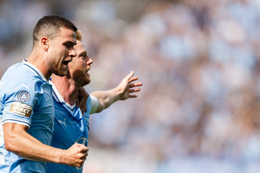 Malmö FFs Anders Christiansen jublar