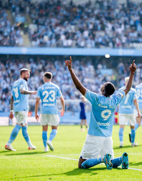 Malmö FFs Isaac Kiese Thelin jublar