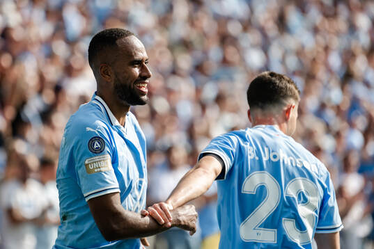 Malmö FFs Isaac Kiese Thelin jublar