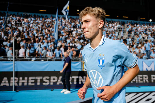 Malmö FFs Hugo Bolin jublar