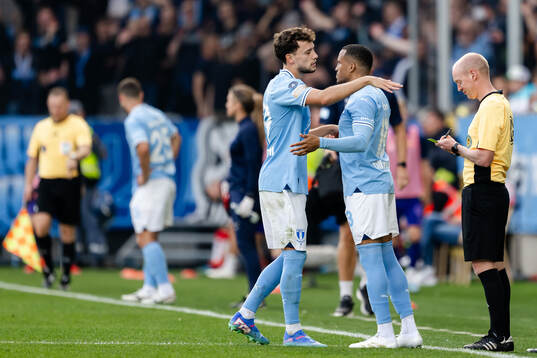 Malmö FFs Colin Rösler och Martin Olsson