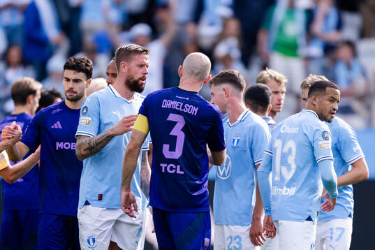 Malmö FFs Pontus Jansson och Djurgårdens Marcus Danielson
