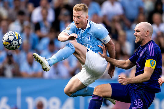 Malmö FFs Anders Christiansen och Djurgårdens Marcus