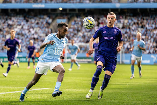 Malmö FFs Taha Ali och Djurgårdens Haris Radetinac