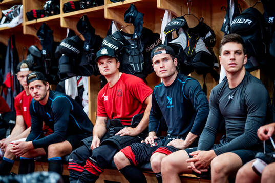 Malmö Redhawks Carl Persson, Teemu Kivihalme, Christoffer