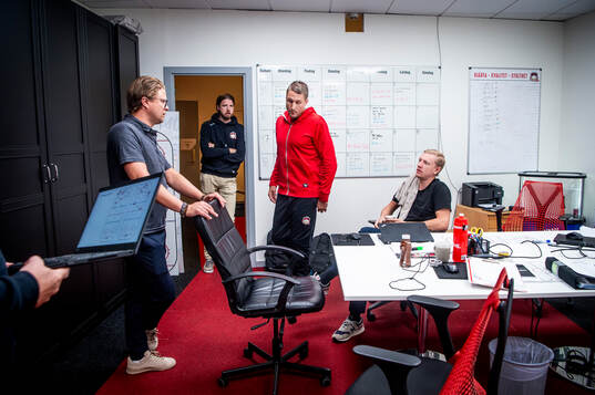 Malmö Redhawks sportchef Björn Liljander, analytiker
