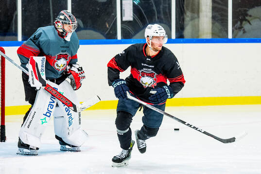 André Burakovsky tränar med Malmö Redhawks