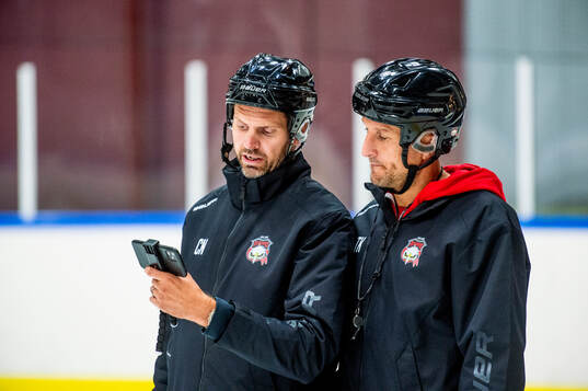 Malmö Redhawks målvaktstränare Cristopher Nihlstorp och