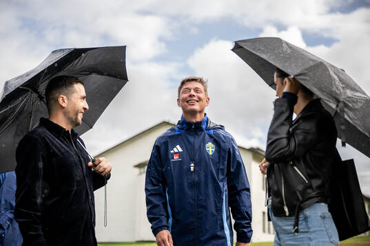 Head coach Jon Dahl Tomasson of the Swedish national
