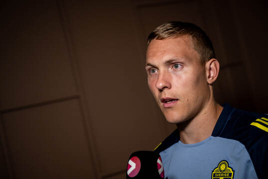 Ludwig Augustinsson of the Swedish national football team