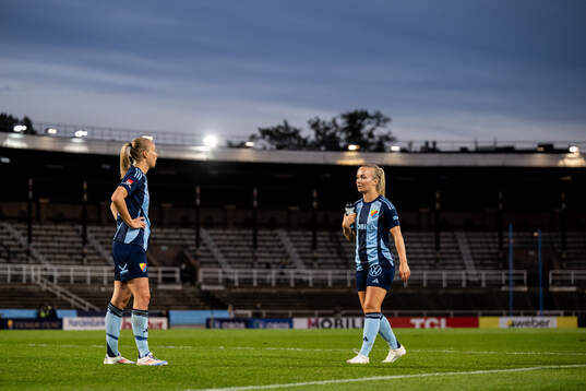 Djurgårdens Matilda Plan och Tove Almqvist deppar vid