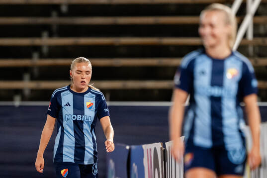 Djurgårdens Louise Hvarfner deppar