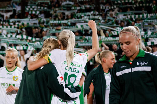 Hammarbys Alice Carlsson jublar