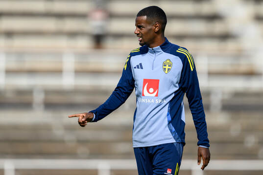 Alexander Isak of the Swedish men's football national team