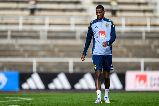 Alexander Isak of the Swedish men's football national team