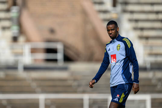Alexander Isak of the Swedish men's football national team