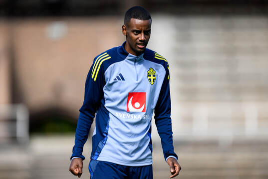Alexander Isak of the Swedish men's football national team