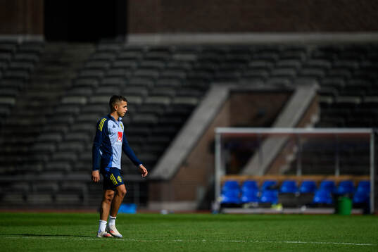 Yasin Ayari of the Swedish men's football national team at