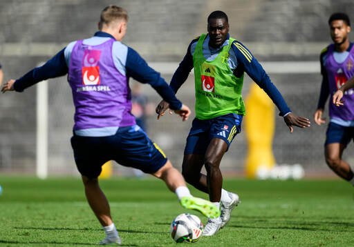 Ken Sema of the Swedish men's football national team at a