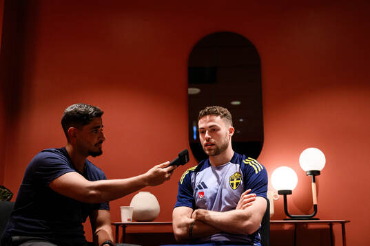 Mattias Svanberg of the Swedish men's football national team