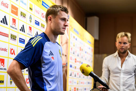 Mattias Svanberg of the Swedish men's football national team