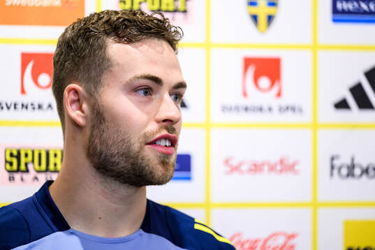 Gabriel Gudmundsson of the Swedish men's football national